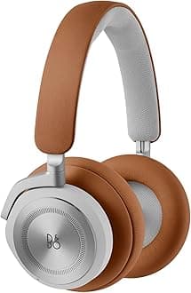 Beoplay HX – Premium Over-Ear Wireless Bluetooth Headphones, Active Noise Cancelling, 40 Hours Battery, 6 Microphones, Headset for Work with Carrying case - Timber