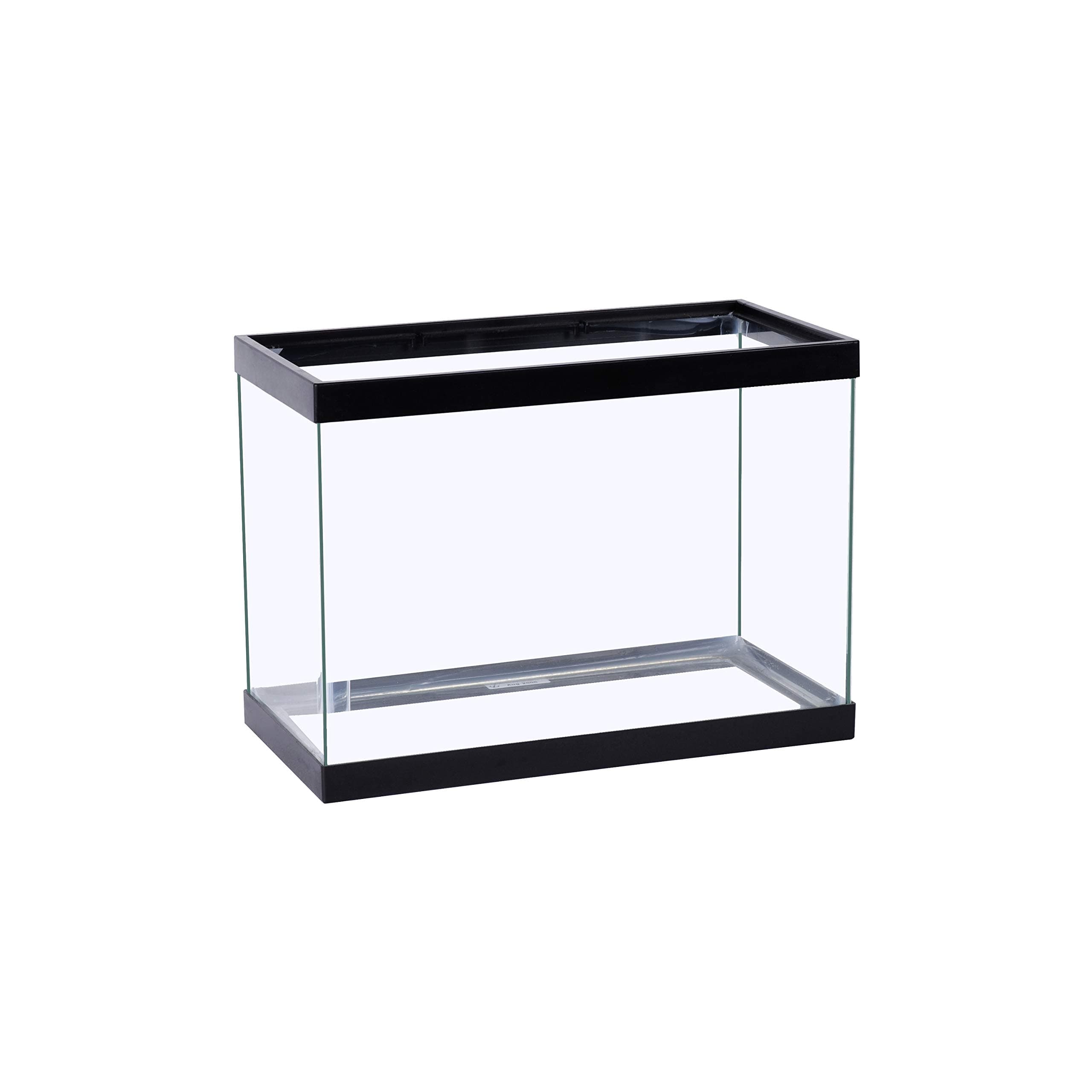Glass Aquarium 5.5 Gallons, Rectangular Fish Tank