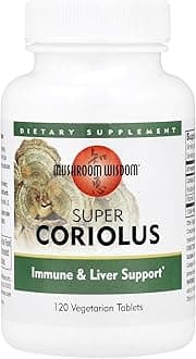 Mushroom Wisdom Super Coriolus - 120 VegTabs