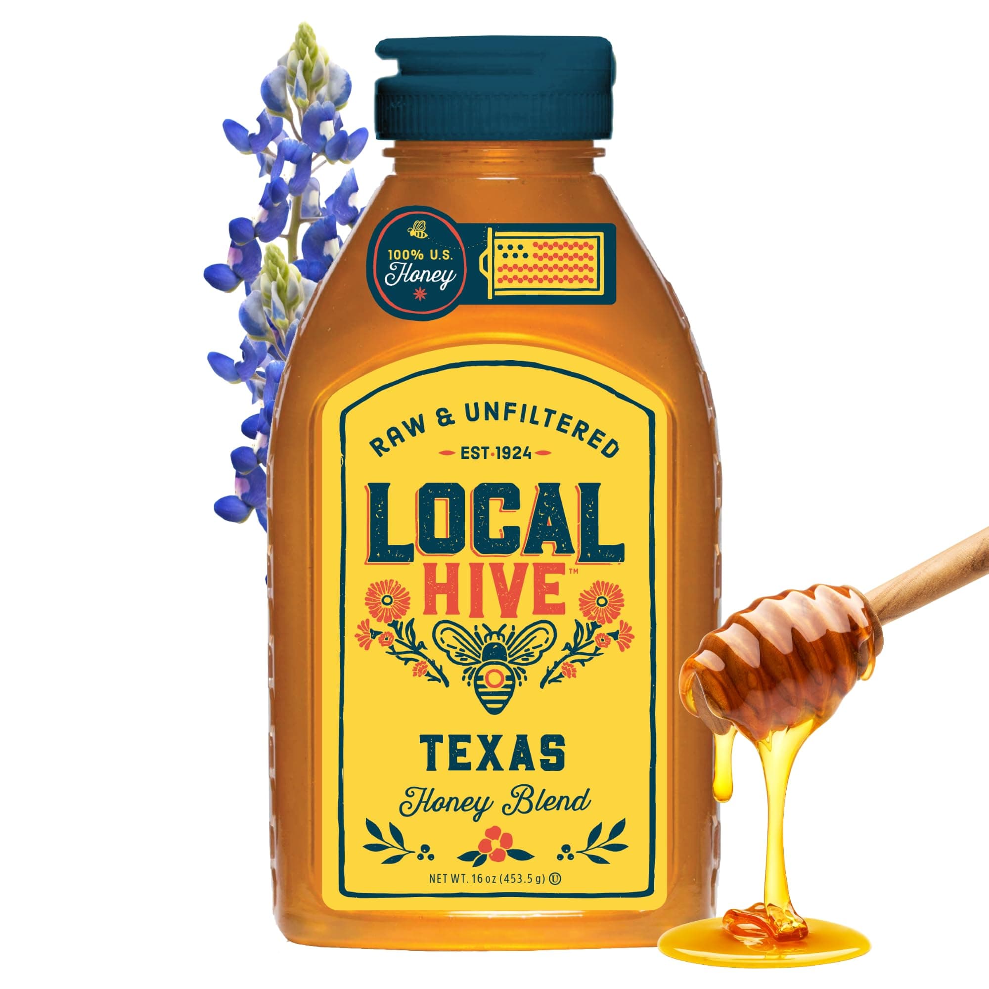 Local Hive Honey Texas 16oz