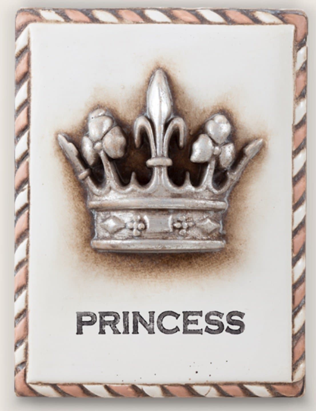 Sid Dickens Prncess Pink Anniversary AT59S Memory Block Retired Wall Hanging Tile