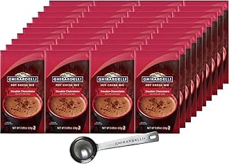 Double Chocolate Hot Cocoa Mix, Approximately 0.85 oz Packets, (Approximately 43 Packets) with Cocoa Scoop