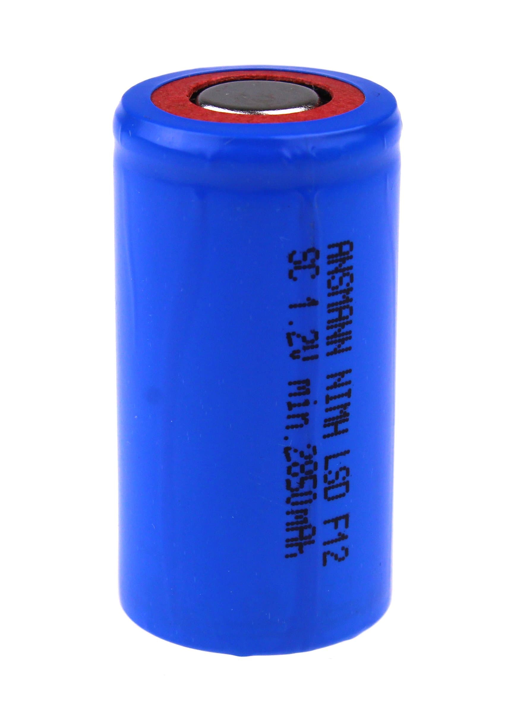 2850 mAh 1.2 V Sub-C NiMH LSD Flat-Top Battery - Blue