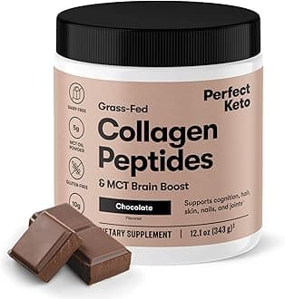 Perfect Keto Chocolate Protein Supplement with Mct Oil Powder
