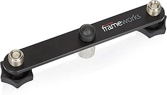 Gator Frameworks 1-to-2 Mic Mount Bar with Standard 5/8-Inch Thread Suitable for Most Microphone Stands Boom Arms (GFWMIC1TO2)