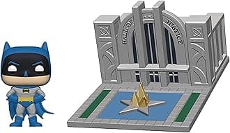 Funko POP! Towns 80th-Hall Of Justice With Batman - DC Comics - Collectable Vinyl Figure - Gift Idea - Official Merchandise - Toys for Kids & Adults - Comic Books Fans - Model Figure for Collectors