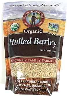 Grain Place Foods Non-gmo Organic Hulled Barley 0.9kg Bag