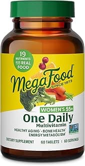 Women Over 55 One Daily, Supports Optimal Health and Wellbeing, Multivitamin and Mineral Dietary Supplement, Vegetarian, 60 tablets (60 servings)