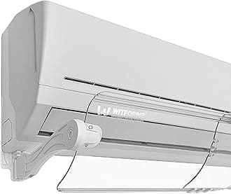 WITFORMS/PREMIUM PLUS - Adjustable AC wind deflector suitable for split air conditioners - Improves cooling and heating circulation - Ventilation length (60 to 110 cm)