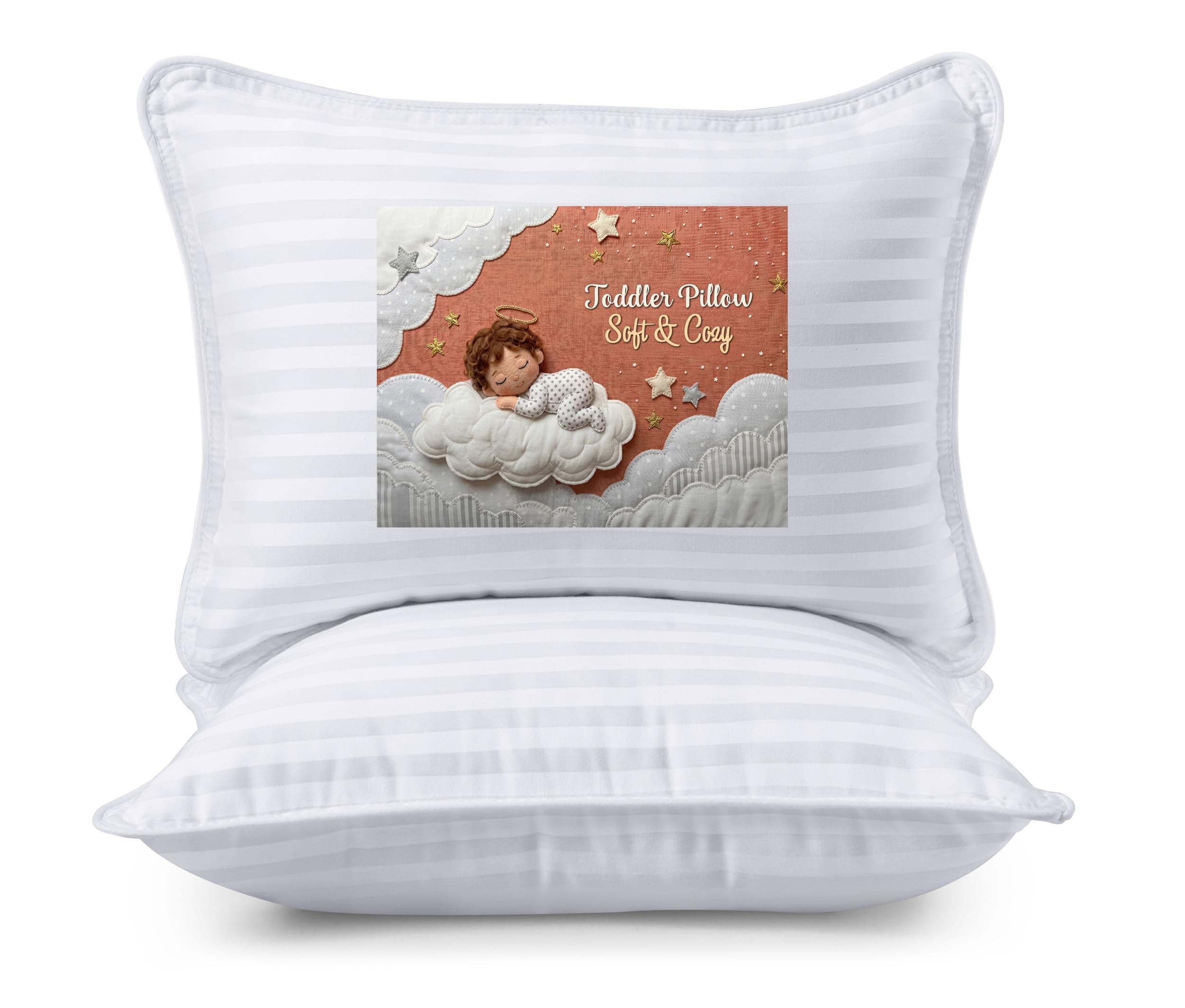 Utopia Bedding Toddler Pillows 2 Pack, 40 x 60 cm Cot Bed Pillow, Kids Small Pillow, Soft and Breathable Pillows, Perfect for Travel (White) (Intended for Age 2 and up)