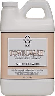 White Flowers Towelwash® – Luxury Laundry Cleanser for Bath Linens - 64 oz. (1 pack)