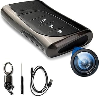 QHD 2560x1440P 2K Car Key Mini Security Camera for Home Security, Baby Camera Monitor, Pet Camera, Cat Camera, Small Surveillance Camera, Indoor Wireless