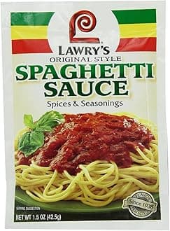 Lawry's Spaghetti Sauce Spice & Seasonings, Original Style, 1.5 Ounce Packets (Pack of 12)