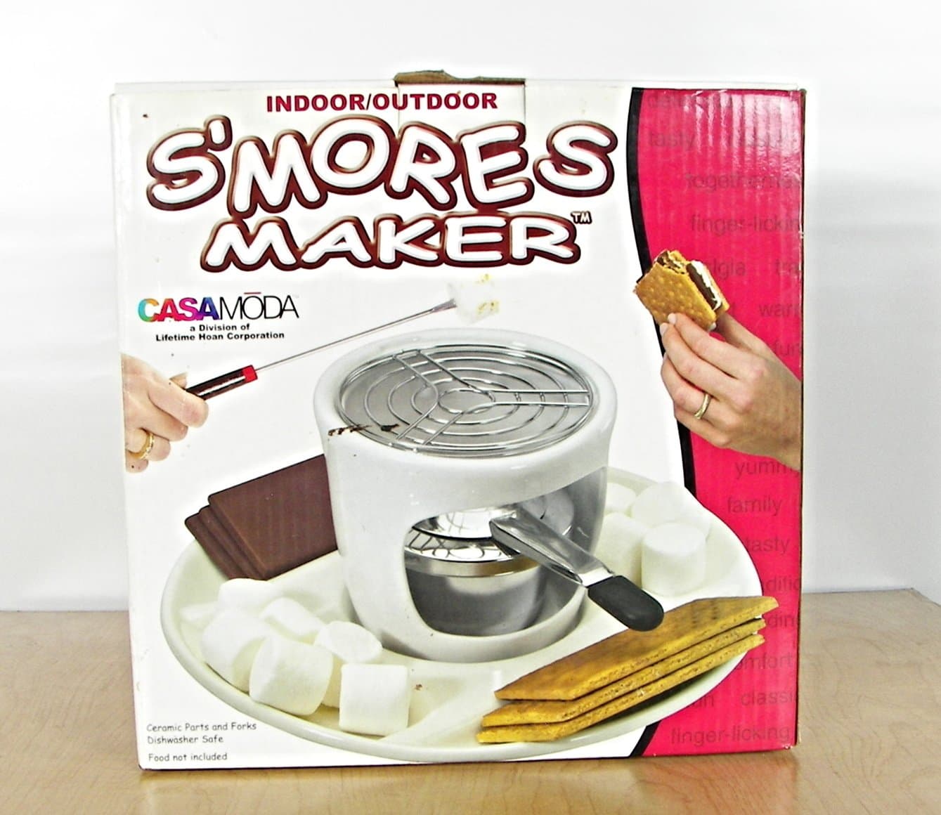Casa Moda S'Mores Maker with Ceramic Round Tray