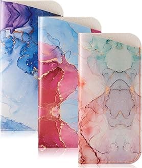 TRIUMPH VISION 3 Pack Reading Glasses Pouch - Soft Eyeglasses Bag Portable Cloth Eyewear Case