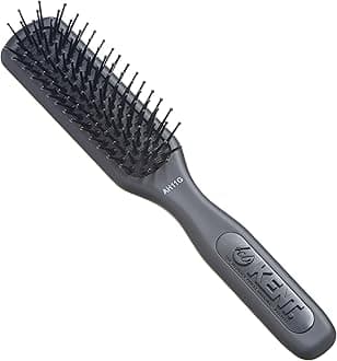 AH11G Airhedz Pro Narrow Pin Hair Brush, Fine Pin Detangler Brush Ideal for Taming and Straightening Non-Scratch for Pain-Free Detangling