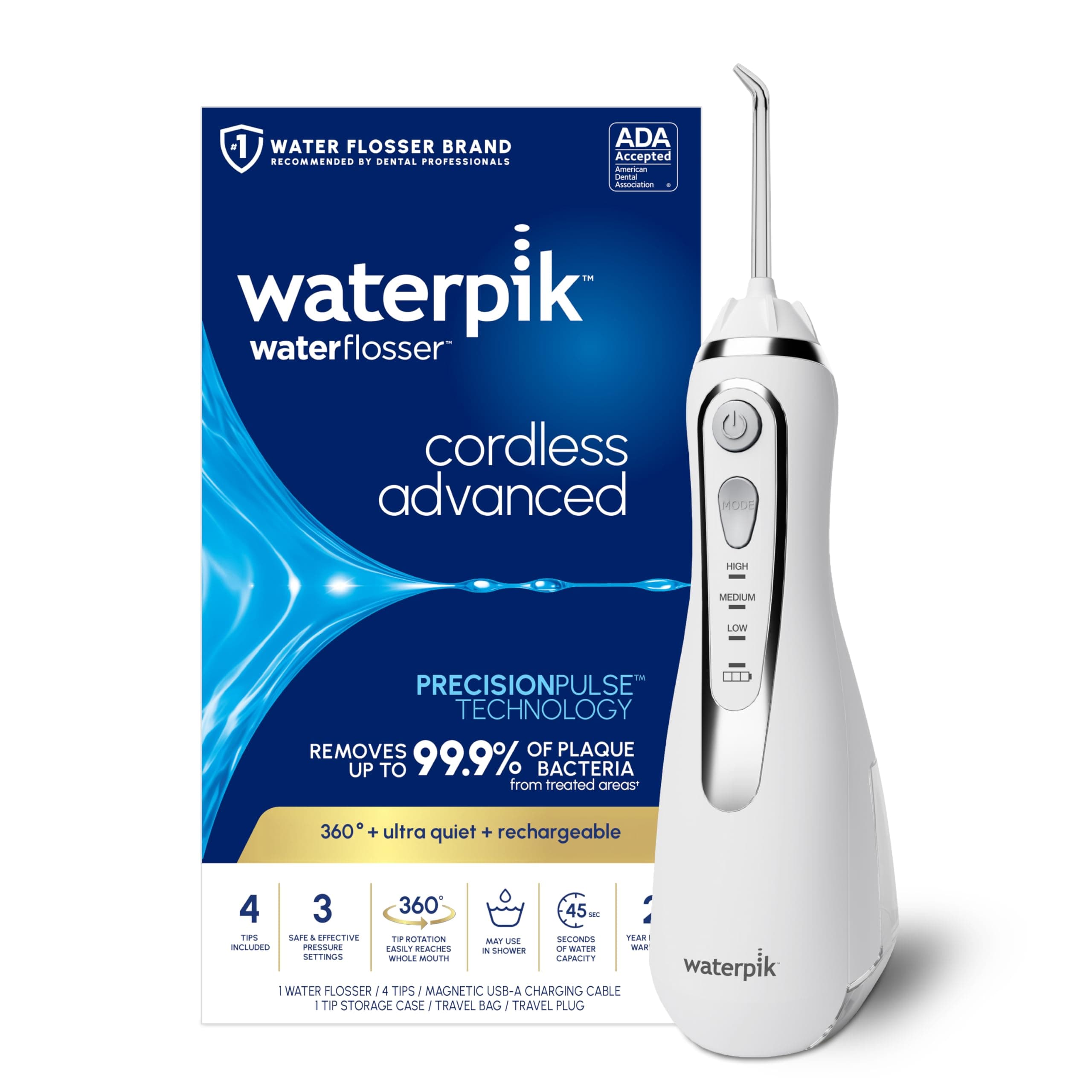 WP-580C Cordless Advanced Water Flosser, White