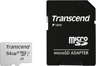 Transcend 64GB microSDXC Micro SD Card A1 UHS-I U1 C10, Up to 100MB/s, Full HD Video Memory Card with Adapter for Nintendo Switch, Steam Deck, ROG Ally, MSI Claw, GoPro, DJI, Insta360, Action Camera