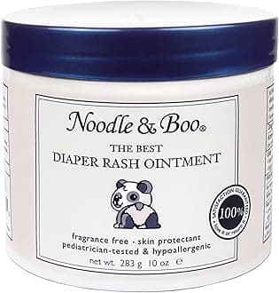 Noodle & Boo The Best Diaper Rash Ointment, Multi Purpose Baby Skin Care Zinc Oxide Ointment For Diaper Rash Prevention, Treatment & Relief, Fragrance Free