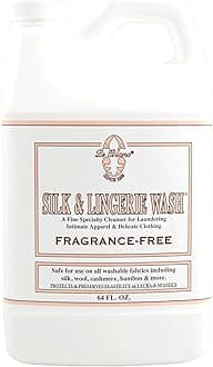 Fragrance-Free Silk & Lingerie Wash – Luxury Laundry Cleanser for Delicates - 64 oz. (1 pack)