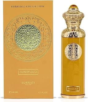 Surrati HERITAGE COLLECTION - HONEY OUD Eau De Parfum Spray 140ML Long-lasting Perfume - Arabian Perfumes For Women - Luxurious Fragrance With Spicy Warmth, Floral Elegance & Captivating Honey Notes