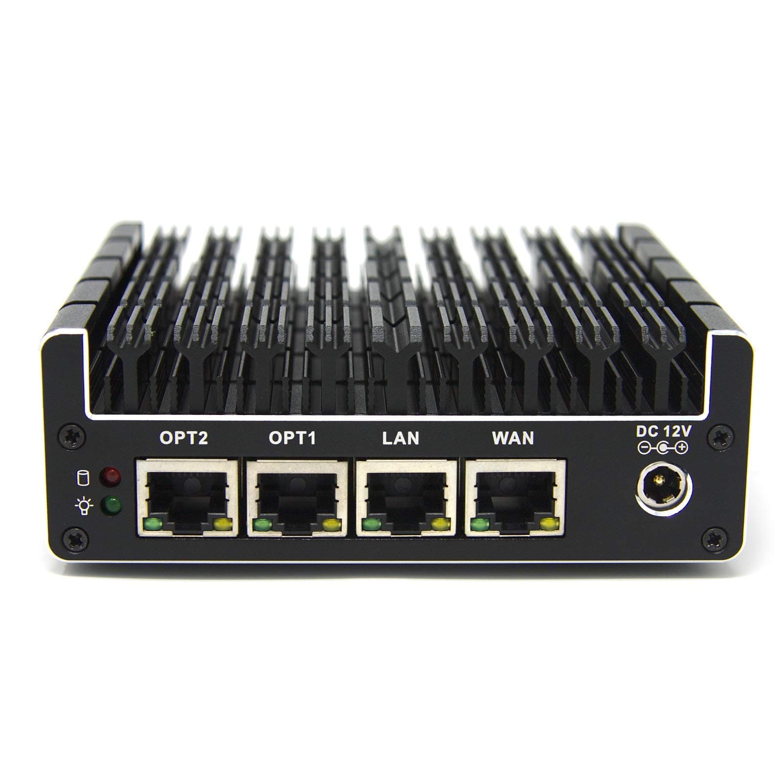 Vault FW4B - 4 Port, Firewall Micro Appliance / Mini PC - Intel Quad Core, AES-NI, 8GB RAM, 120GB mSATA SSD - Compatible with pfSense/OPNsense etc.