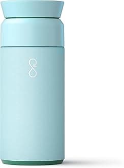 Ocean Bottle Brew Flask With 360º Leak Proof Lid Eco-Friendly Bottle - Sky Blue - 350ml