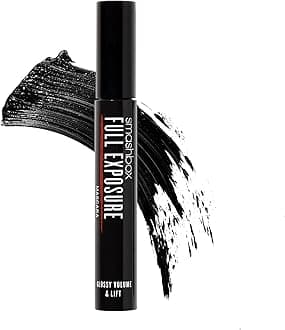 Smashbox Full Exposure Mascara | Volume and Length Mascara for Intense, Defined Lashes | Large Tapered Brush, 0.38 Fl Oz