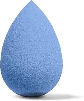 Denim Limited Edition Beauty Blender Sponge, Super-Soft Foam Easily Blends Foundations, Powders & Creams, Made in USA, Reusable, Washable, Streak Free Application, Vegan, Cruelty Free