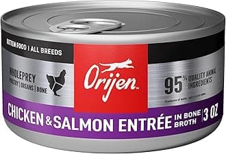 Premium Pate Wet Kitten Cat Food in Bone Broth Chicken & Salmon Entrée 3oz Cans (24 Count)