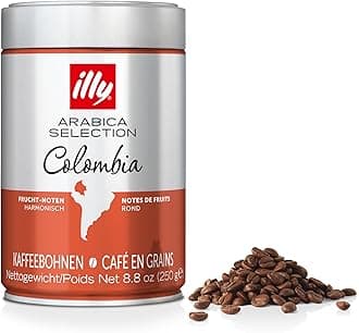 Illy Monoarabica Columbien Coffee Beans 250g Tin