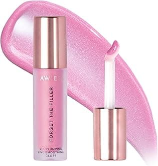 Lawless Forget The Filler Lip Plumper Line Smoothing Gloss - Daisy Pink - Sheer, Creamy Baby Pink