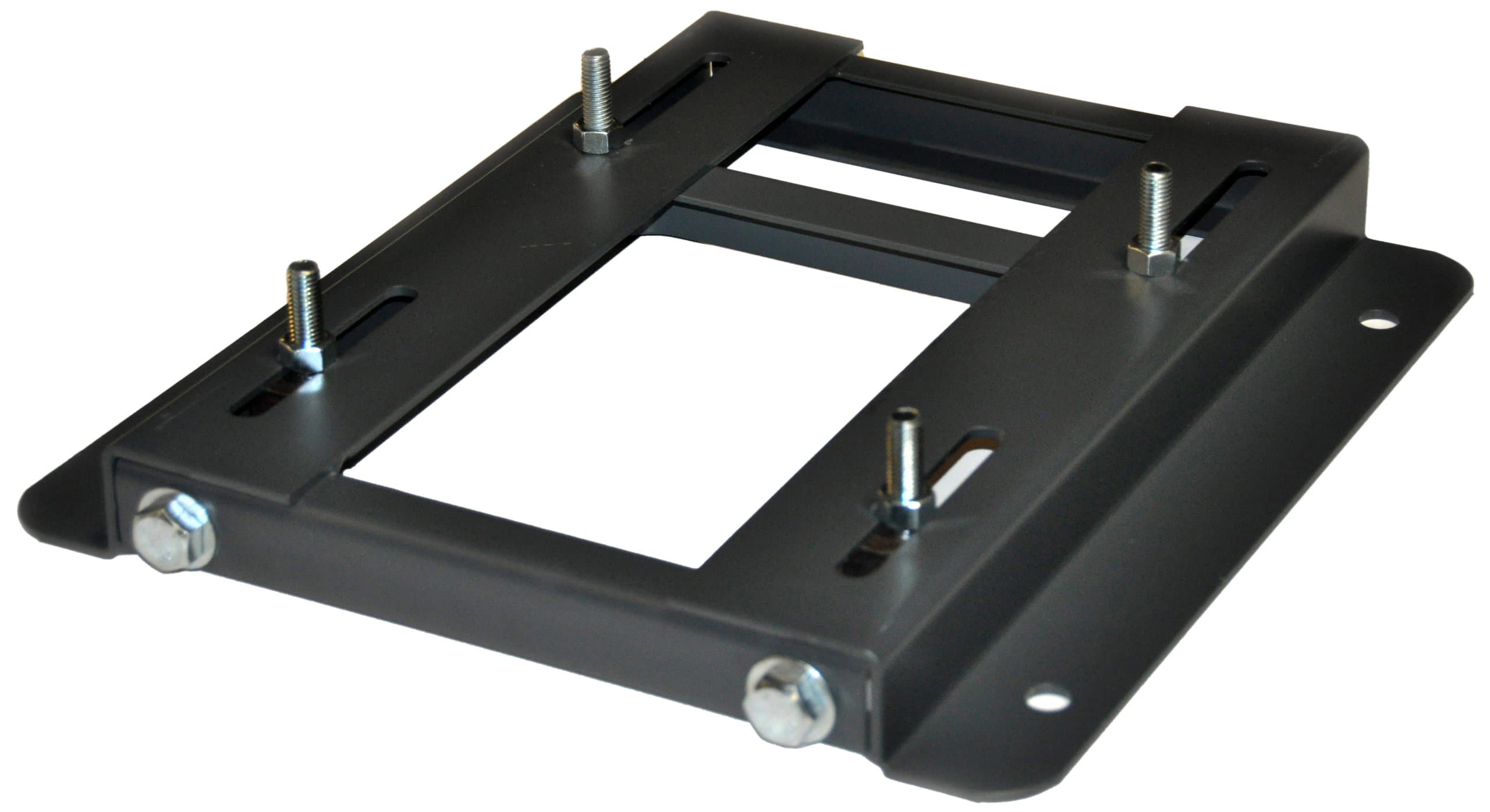 Adjustable Steel Motor Mounting Base, For NEMA Frames 256, Bolt Size 1/2 Inch, Length 17 3/4 Inches, Height 2 Inches, Width 16 7/8 Inches