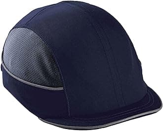 Safety Bump Cap, Baseball Hat Style, Comfortable Head Protection, Micro Brim, Skullerz 8950, Factory