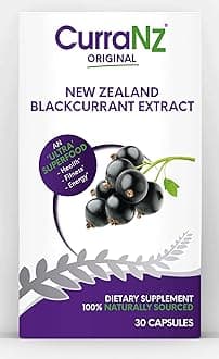 CURRANZ New Zealand Blackcurrant Extract Sports Nutrition Capsules | Muscle Recovery | Endurance Performance | Pre or Post Workout Supplement | Vegan & Caffeine Free (30 Capsules)