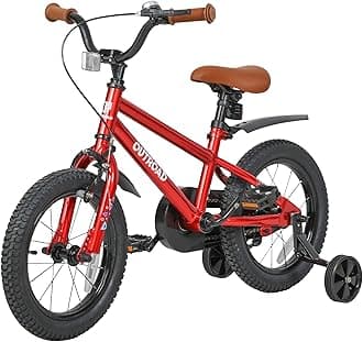Folding Kids Bike,14/16/18 Inch Children Bicycle with Training Wheels and Dual Handbrakes Toddler Sport Bicycle for 3-9 Years Old Boys and Girls