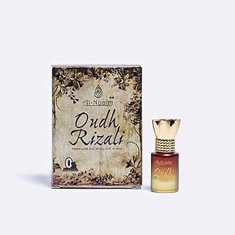 Al Nuaim Oudh Rizali 6ml Attar For Men | Alcohol Free Attar Roll On | Concentrated Perfume Oil | Luxury Scent with Premium-Grade Oriental Attar