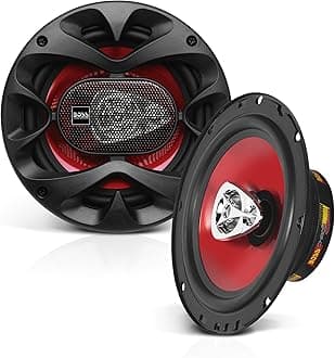 BOSS Audio Systems CH6530 Car Speakers - 300 Watts of Power Per Pair and 150 Watts Each, 6.5 Inch, Full Range, 3 Way, Sold in Pairs