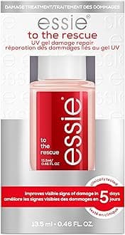 essie nail care, UV gel damage repair treatment, to the rescue nail repair base coat, 0.46 fl oz
