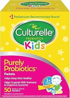 Kids Purely Probiotics Packets Daily Supplement, Helps Support Kids’ Immune and Digestive Systems, 1 Pediatrician Recommended Brand, Ages 1+, 50 Count