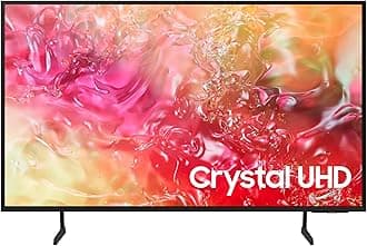SAMSUNG 50 Inch Crystal UHD DU7000 4K Tizen OS Smart TV (2024), PurColor, 4K Upscaling, Samsung Tizen OS, 50Hz, HDR 10+, Q-Symphony