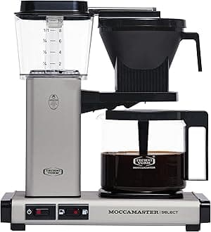MoccamasterCD Silver Overflow Coffee Maker KBG 741 Select-Matt