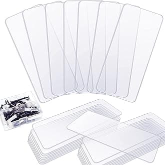 Yookeer 32 Pack 4.25 x 2 in Drawer Dividers for Plastic Storage Bins Storage Hardware Cabinet Dividers for Teacher Toolbox, Small Parts Organizer, Screw Organizer