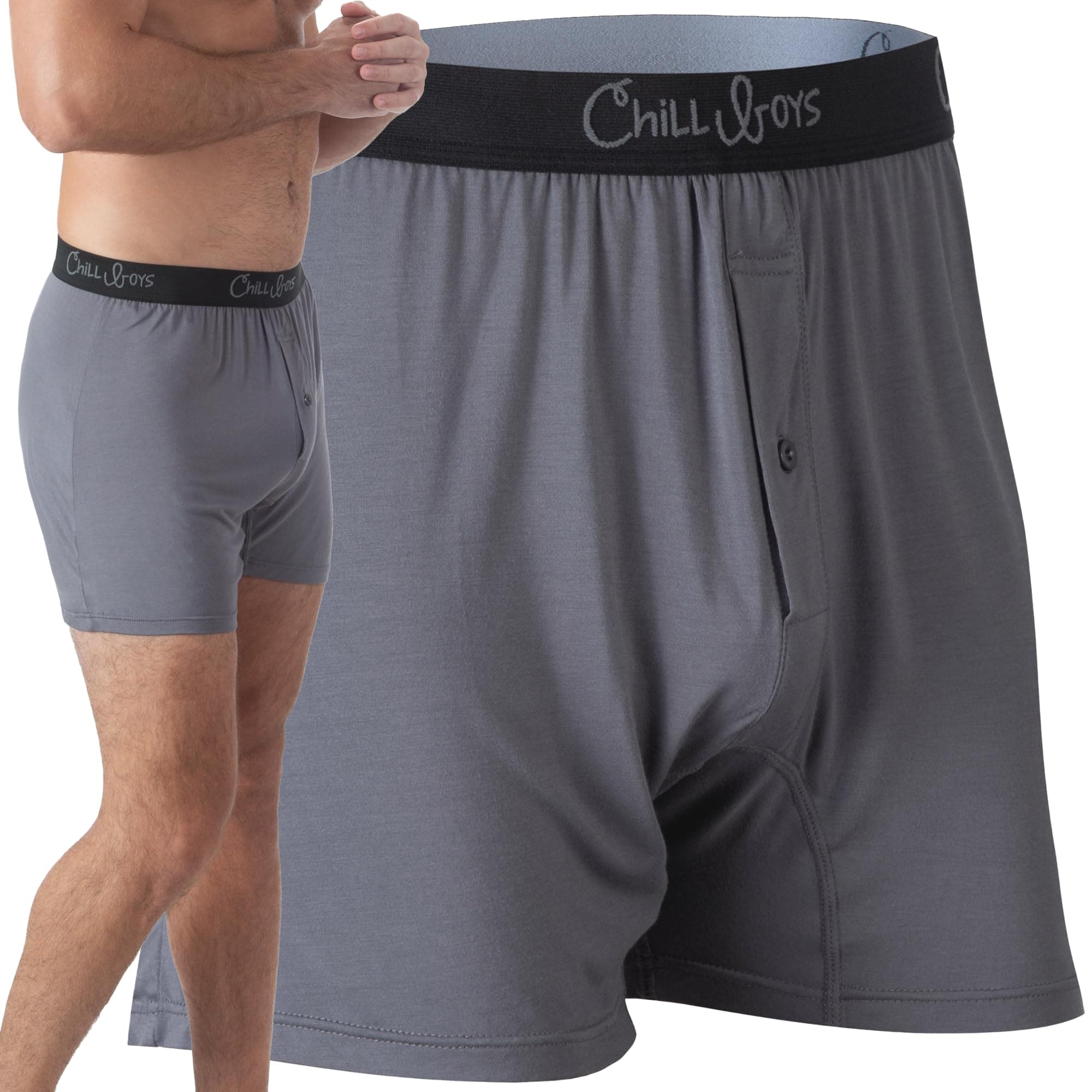 Viscose from Bamboo Boxers for Men - Cool Comfortable, Soft Breathable Men's Underwear - Boxer Shorts