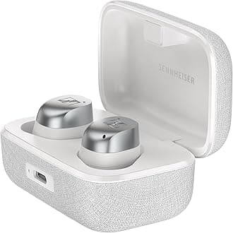 Sennheiser MOMENTUM True Wireless 4 Smart Earbuds - White Silver (Renewed)