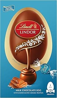 Lindt LINDOR Salted Caramel Easter Egg Gift, 260g
