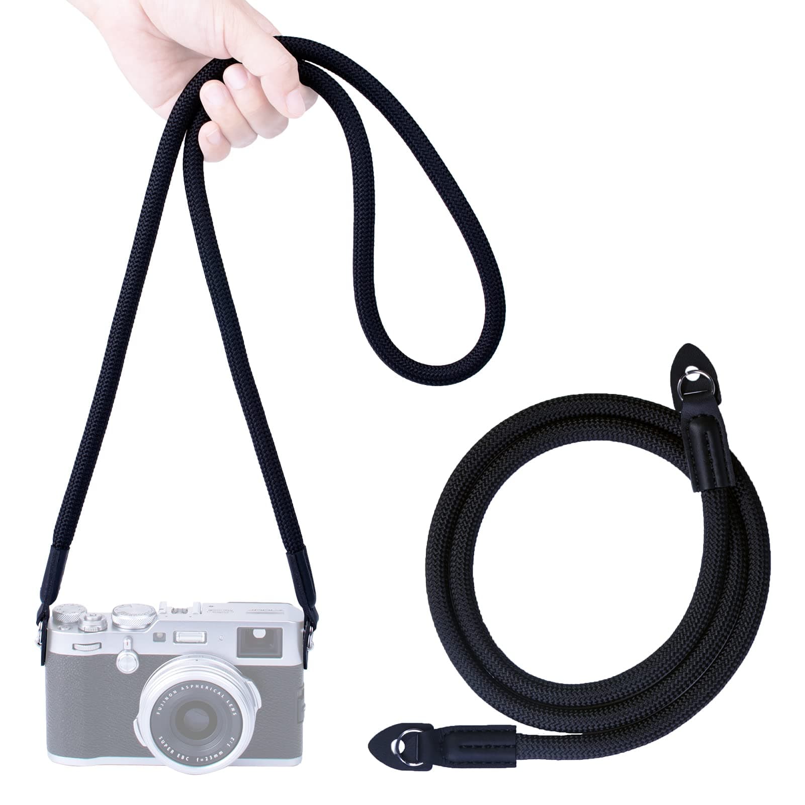 VKO Camera Strap, Camera Strap for DSLR SLR Mirrorless Camera Neck Shoulder Strap 120cm(Black)