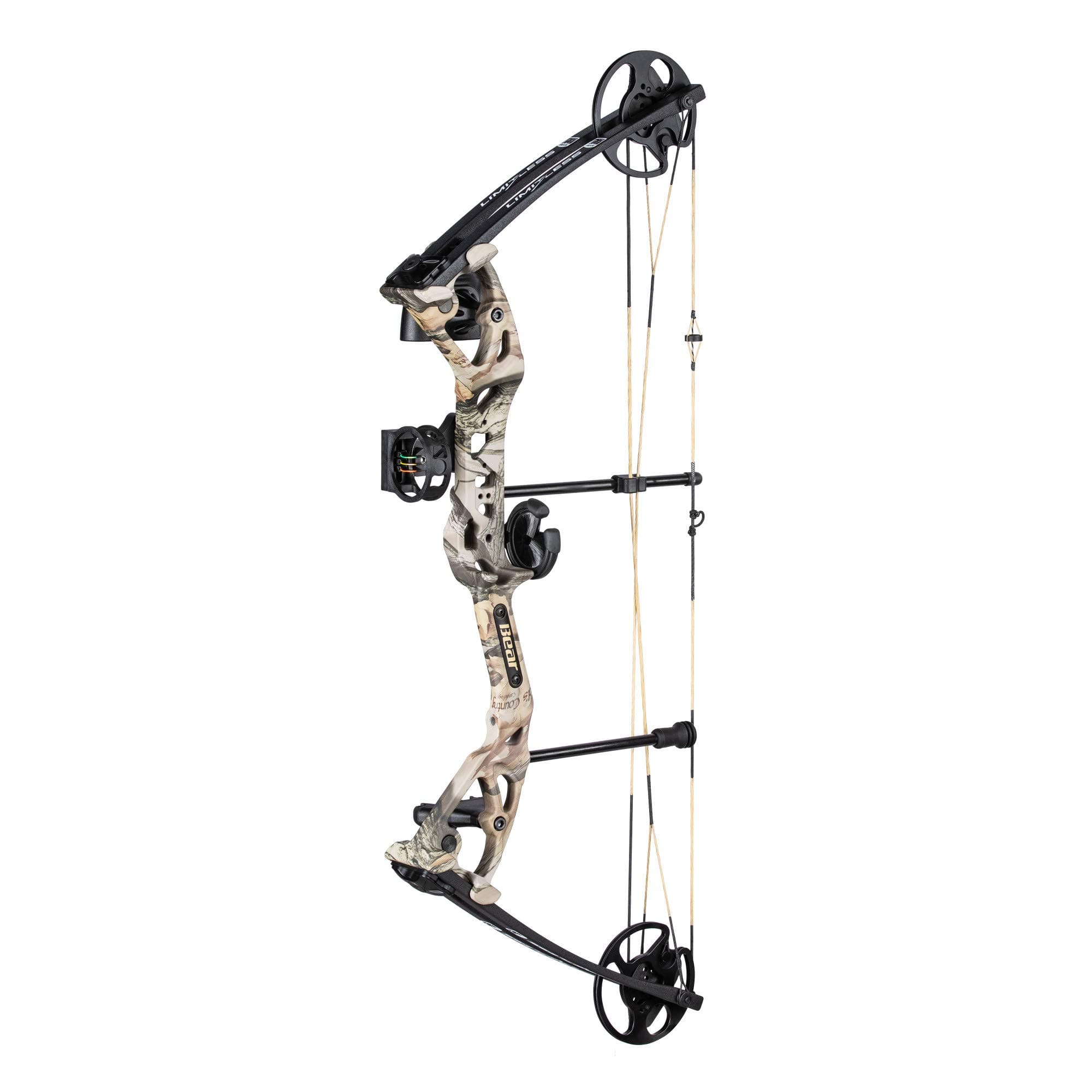 Limitless Dual Cam Compound Bow - Includes Quiver, Sight and Rest, God's Country