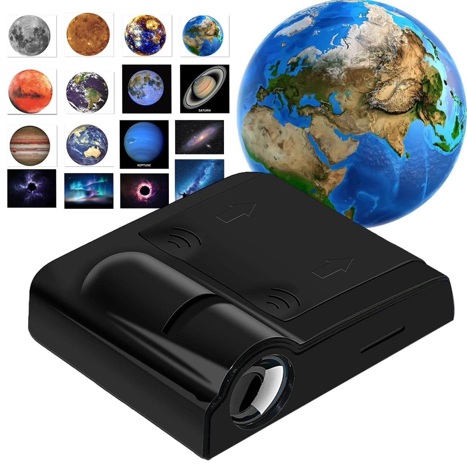 Projection Lamp Moon, Star Projector Night Light, Solar System Projector with Moon, Night Light Planetarium Star Projector for Room, Patio, Dining Table, Party