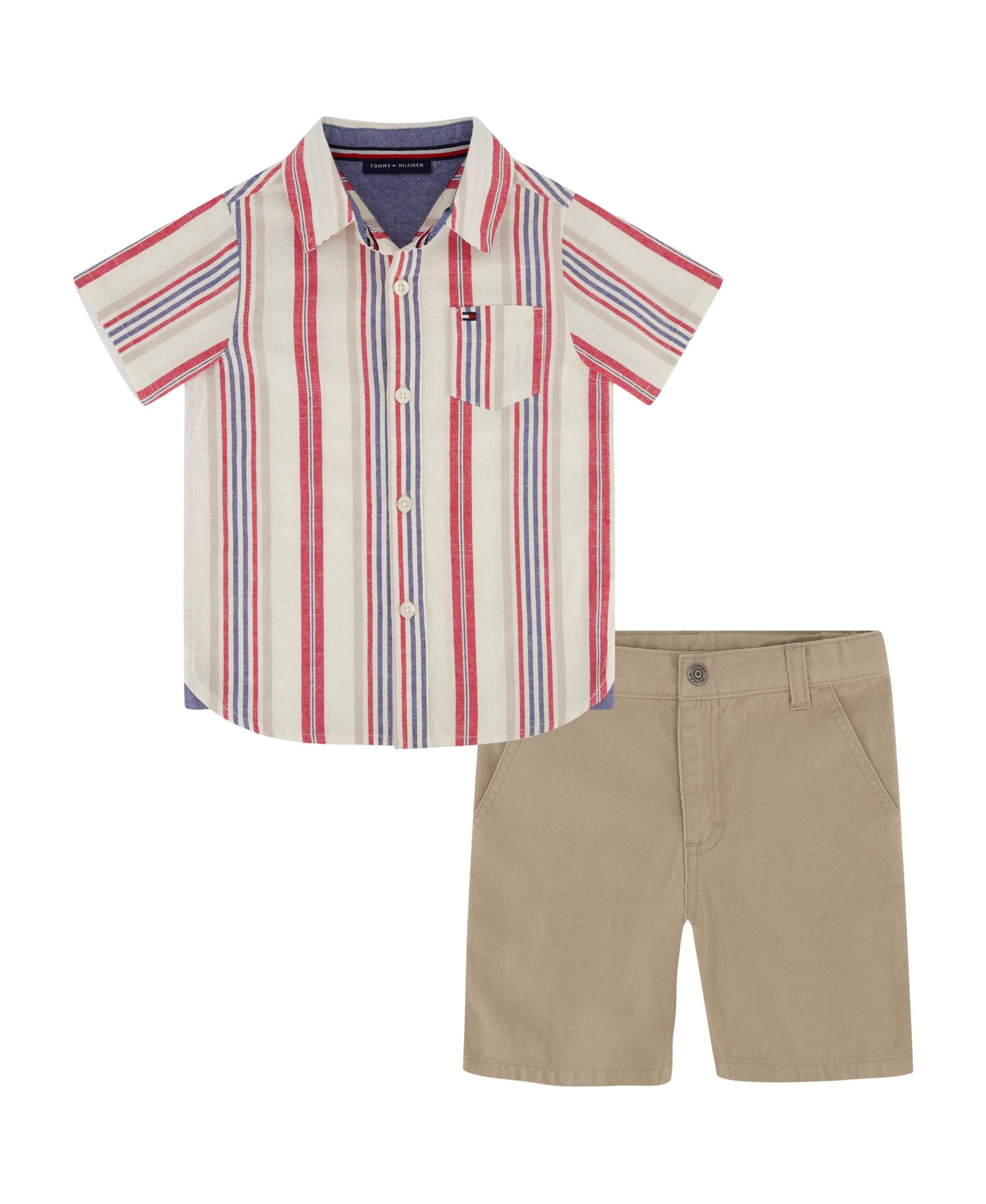 Boys 2pc Shirt Short Set Short Set